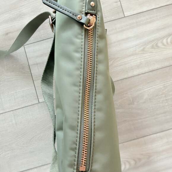 Lipault Paris Olive Green Nylon Flap Backpack main image 6